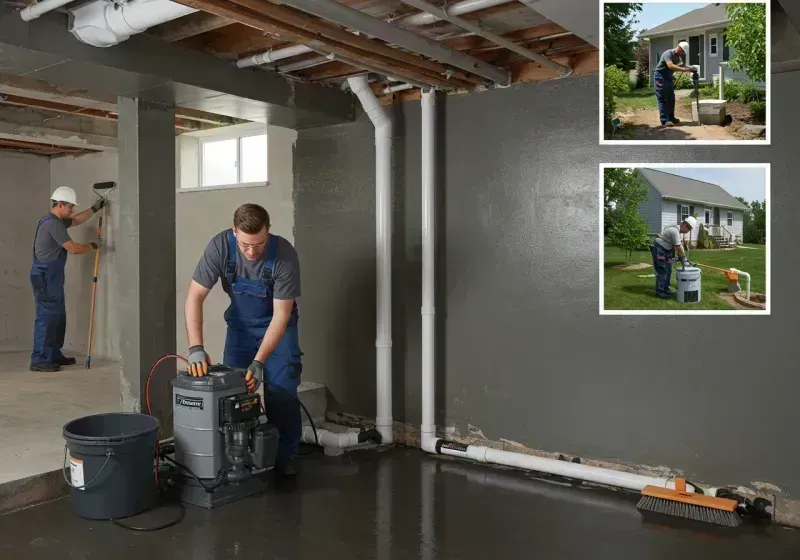 Basement Waterproofing and Flood Prevention process in Lakewood, IL